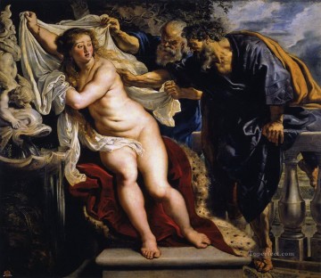 Pedro Pablo Rubens Painting - Susana y los ancianos 1610 Peter Paul Rubens